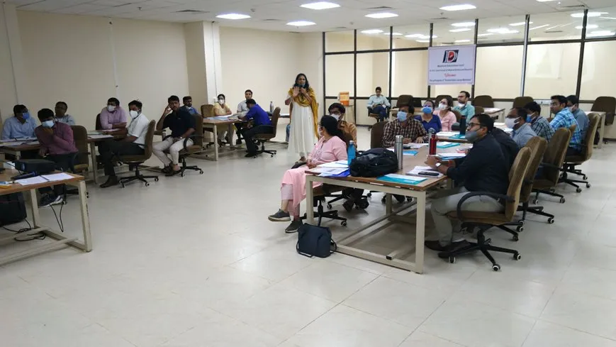 Faculty at a Medical Education Unit workshop at Dr. N. D. Desai Faculty of Medical Science & Research, Nadiad