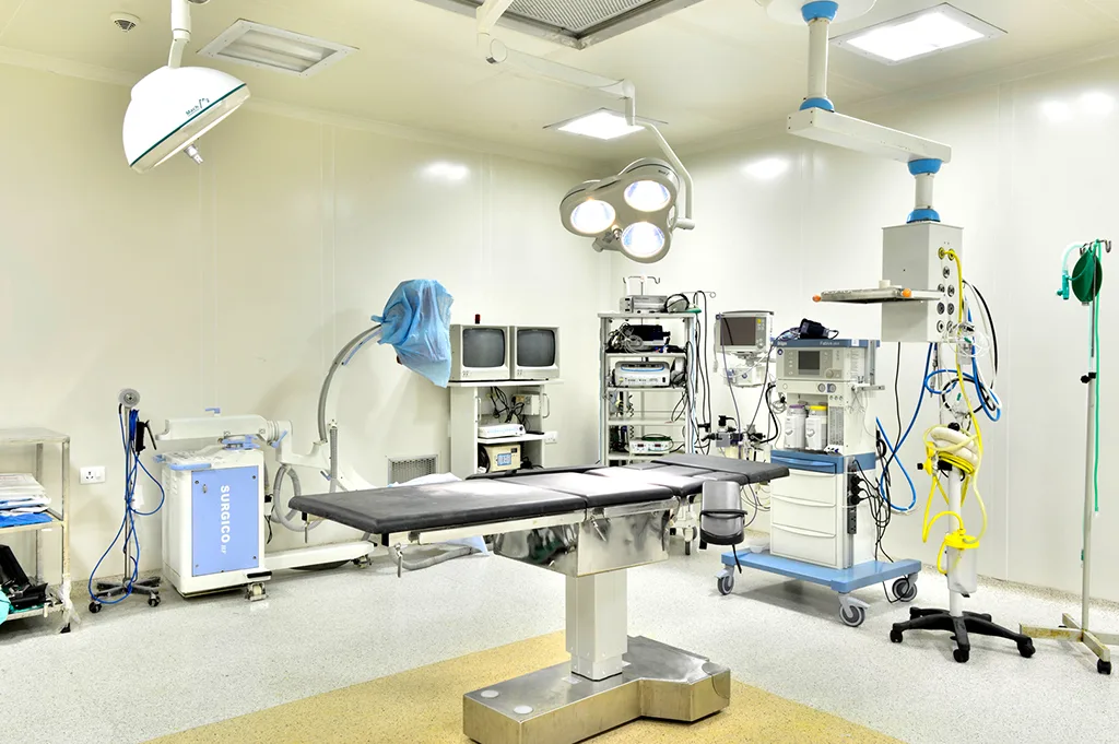 Modular operating theatre at GCS Hospital, the teaching hospital of GCS Medical College, Ahmedabad