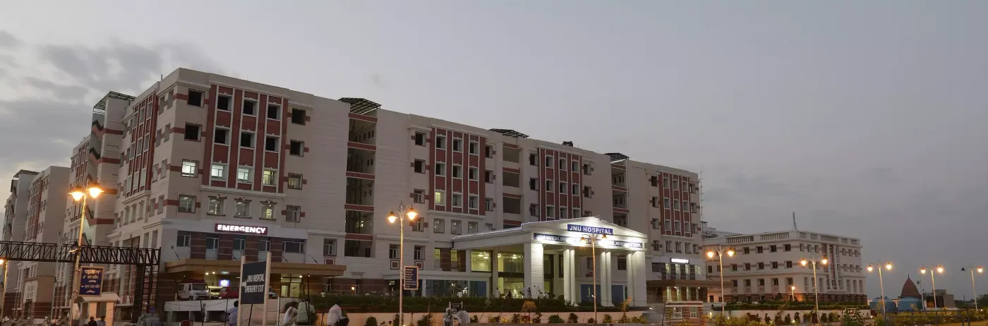 JNU Institute of Medical Sciences Jaipur campus and hospital building