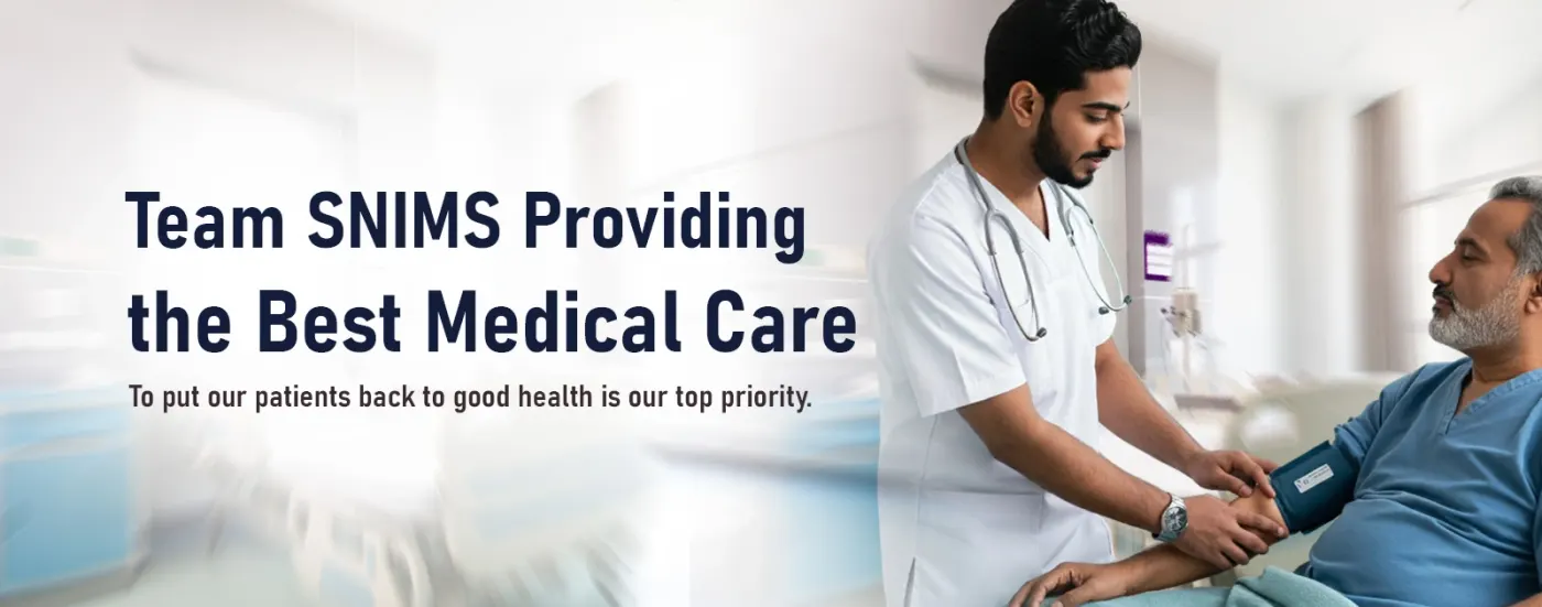 Sree Narayana Institute of Medical Sciences campus banner